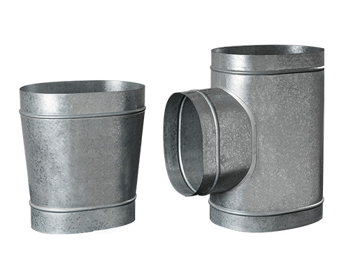 Oval Ducts & Fittings - Single Wall